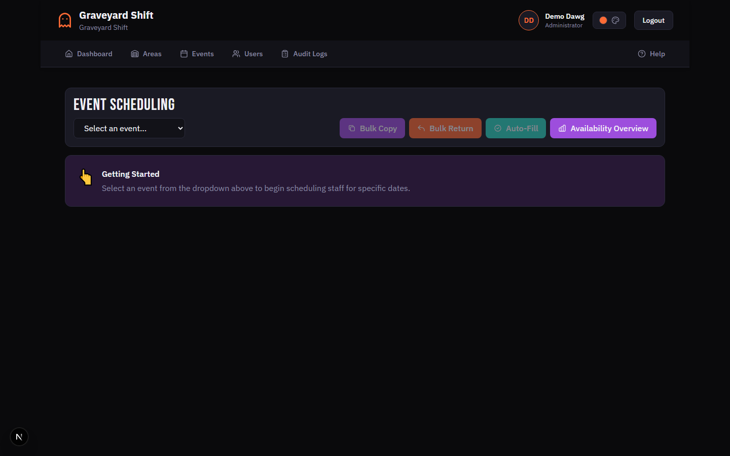 View mode toggle showing Matrix, Kanban, and List buttons with the Matrix view active